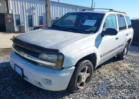 2004 Chevrolet Trailblazer Ls из США, поврежденный, VIN 1GNDS13S042250175